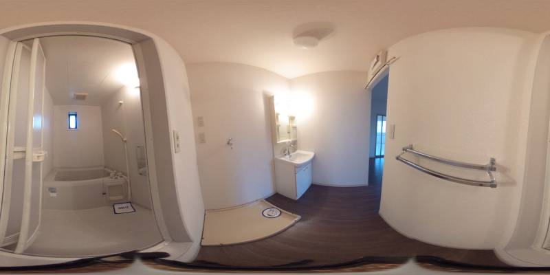 パノラマ画像バスルーム