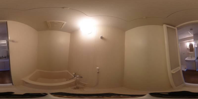 パノラマ画像バスルーム