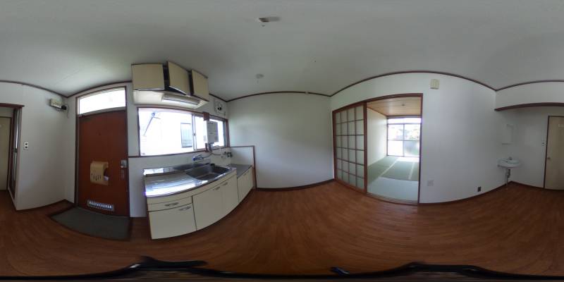 パノラマ画像キッチン
