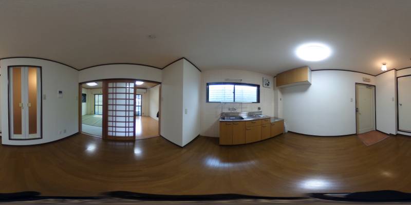 パノラマ画像リビング