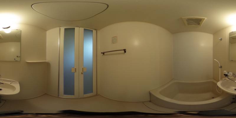 パノラマ画像バスルーム