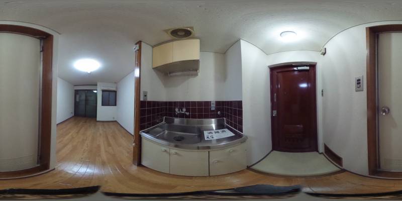 パノラマ画像キッチン