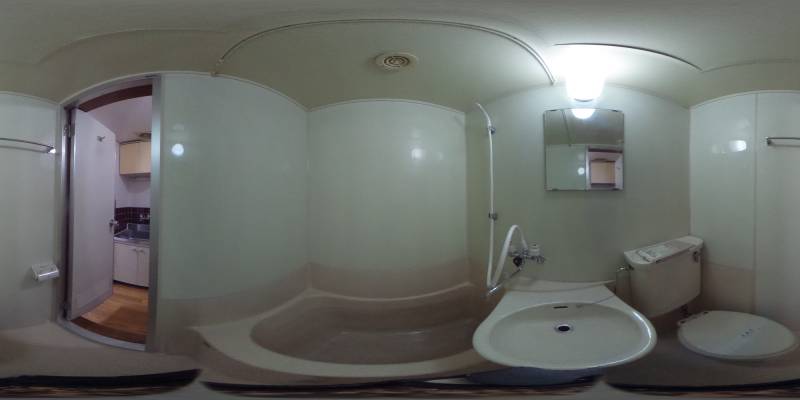 パノラマ画像バスルーム