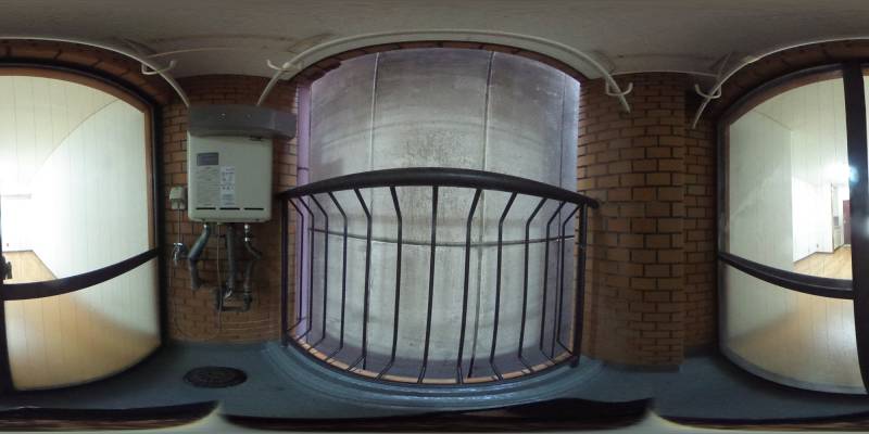 パノラマ画像バルコニー