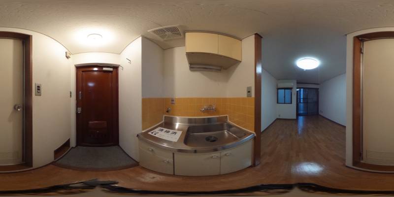 パノラマ画像キッチン