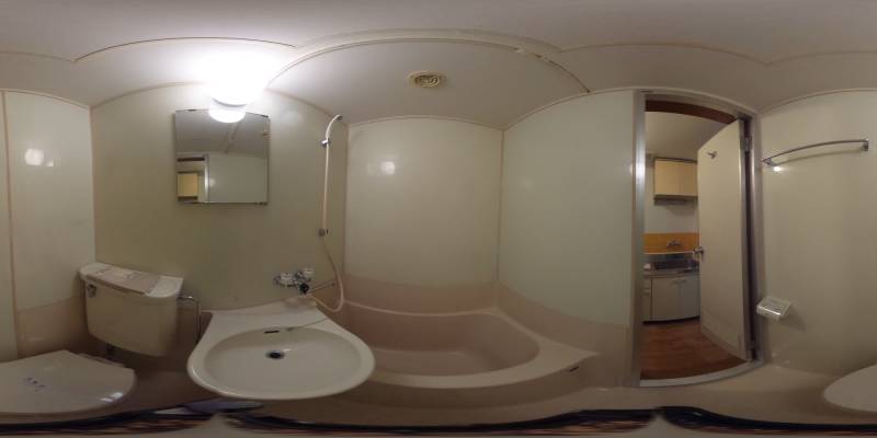 パノラマ画像バスルーム