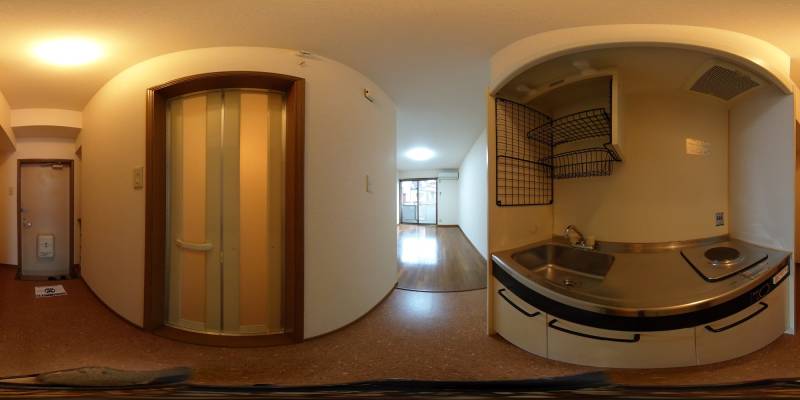 パノラマ画像キッチン