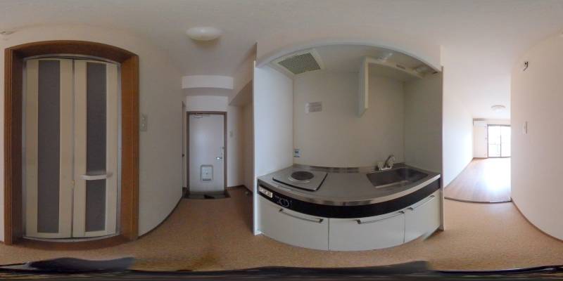 パノラマ画像キッチン