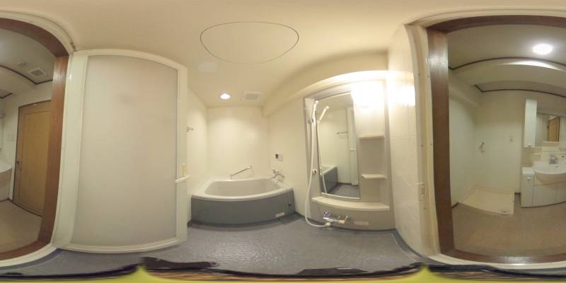 パノラマ画像バスルーム