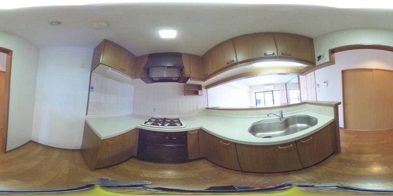 パノラマ画像キッチン