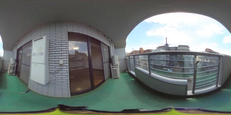 パノラマ画像バルコニー