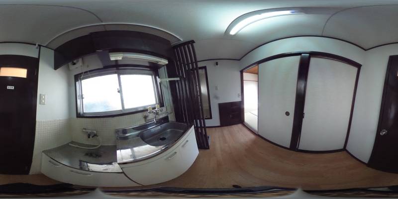 パノラマ画像キッチン