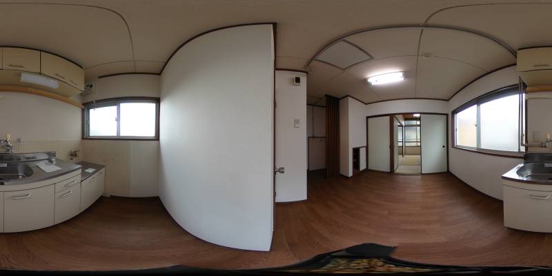 パノラマ画像キッチン