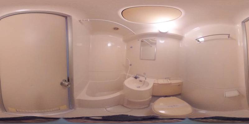 パノラマ画像バスルーム