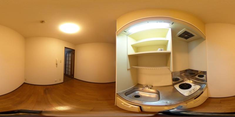 パノラマ画像キッチン