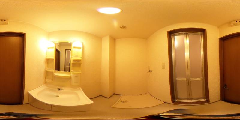パノラマ画像洗面所