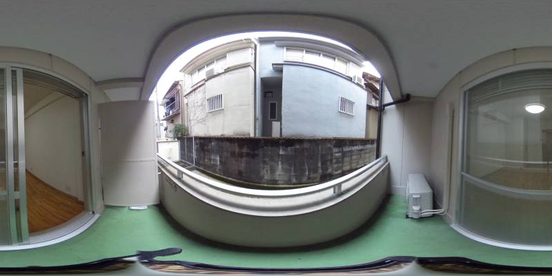 パノラマ画像バルコニー