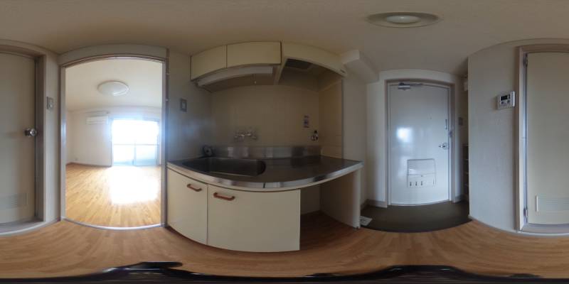 パノラマ画像キッチン