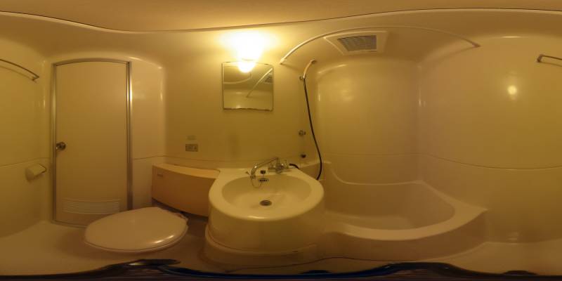 パノラマ画像バスルーム