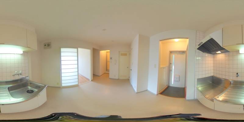 パノラマ画像キッチン