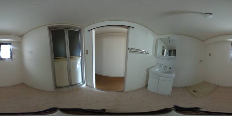 パノラマ画像洗面所