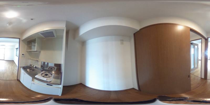 パノラマ画像キッチン