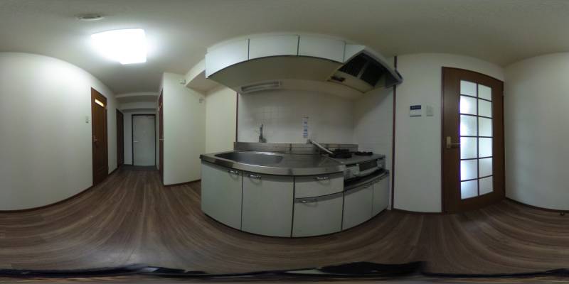 パノラマ画像キッチン
