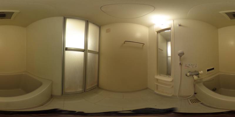 パノラマ画像バスルーム