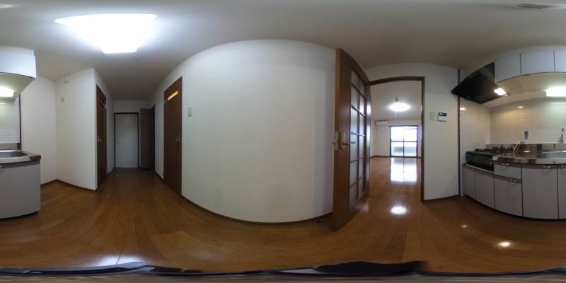 パノラマ画像キッチン