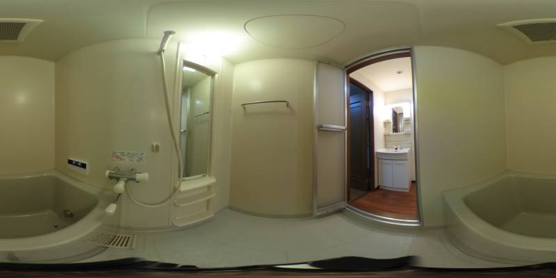 パノラマ画像バスルーム