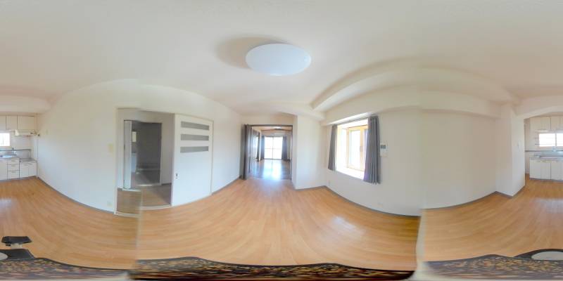 パノラマ画像リビング