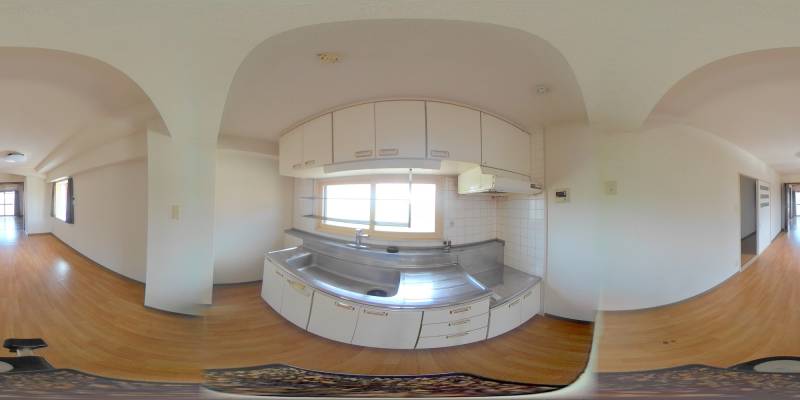 パノラマ画像キッチン