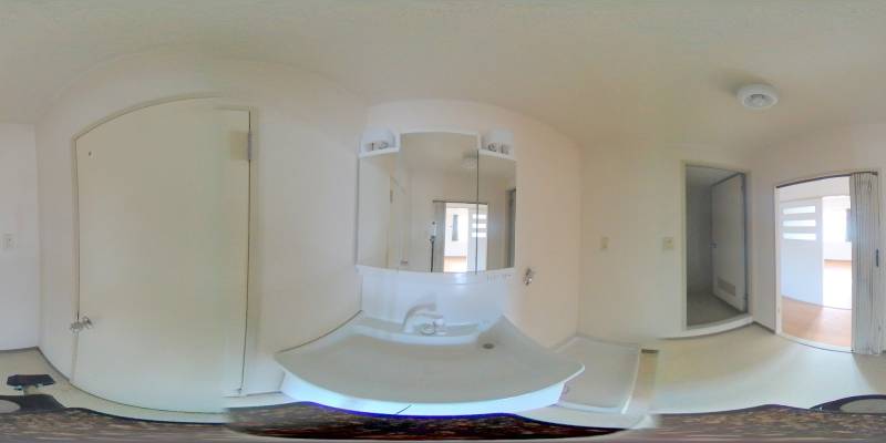 パノラマ画像洗面所