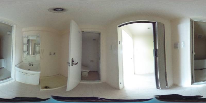 パノラマ画像洗面所