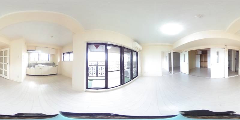 パノラマ画像洋室