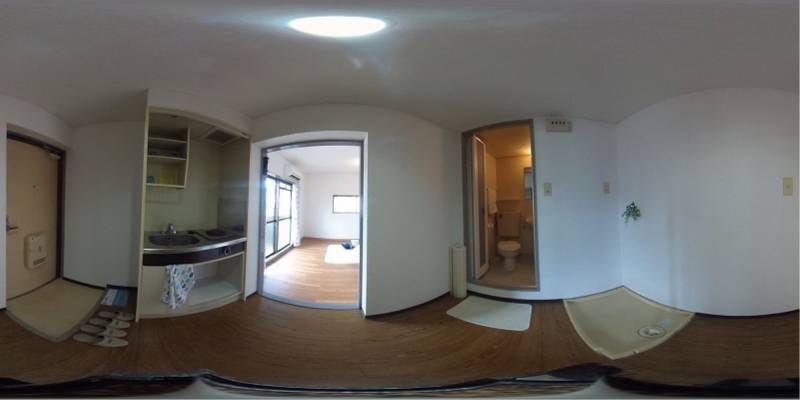 パノラマ画像キッチン