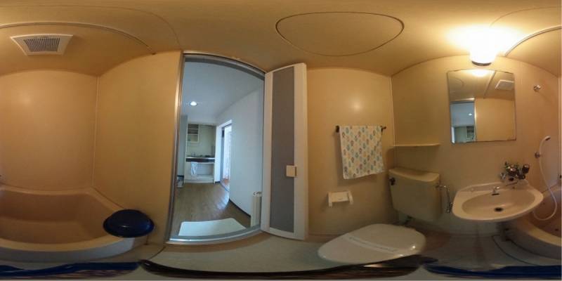 パノラマ画像バスルーム