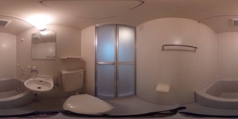 パノラマ画像バスルーム