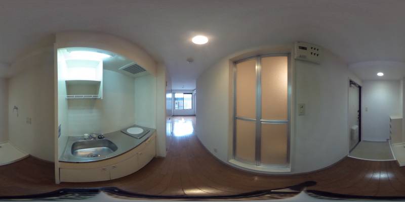 パノラマ画像キッチン