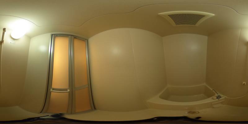 パノラマ画像バスルーム