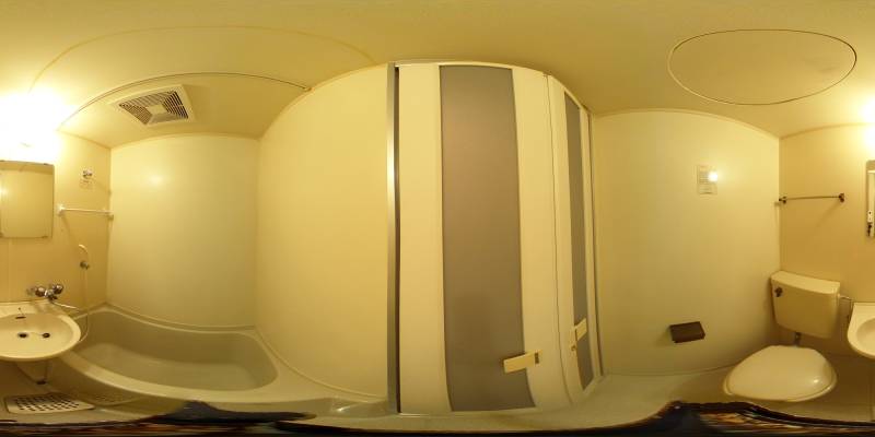 パノラマ画像バスルーム