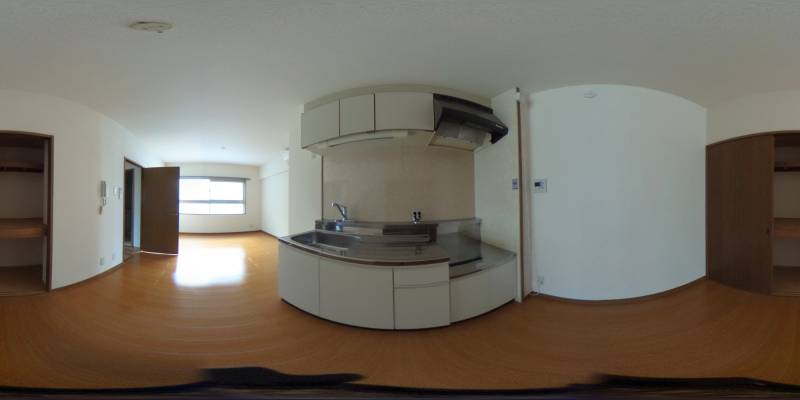 パノラマ画像キッチン