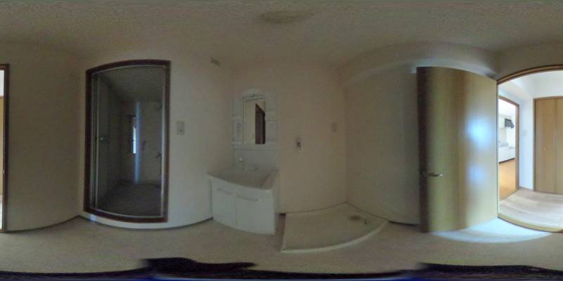 パノラマ画像洗面所