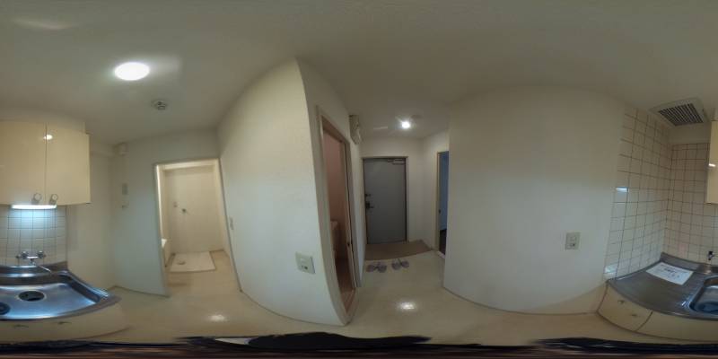 パノラマ画像キッチン