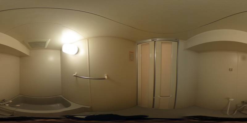 パノラマ画像バスルーム