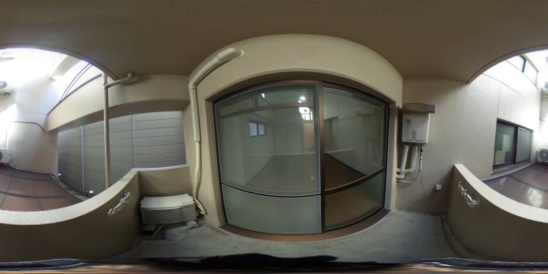 パノラマ画像バルコニー