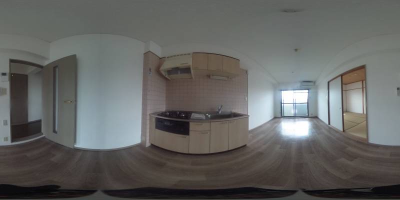 パノラマ画像キッチン