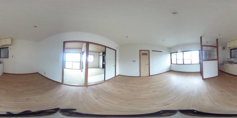 パノラマ画像キッチン