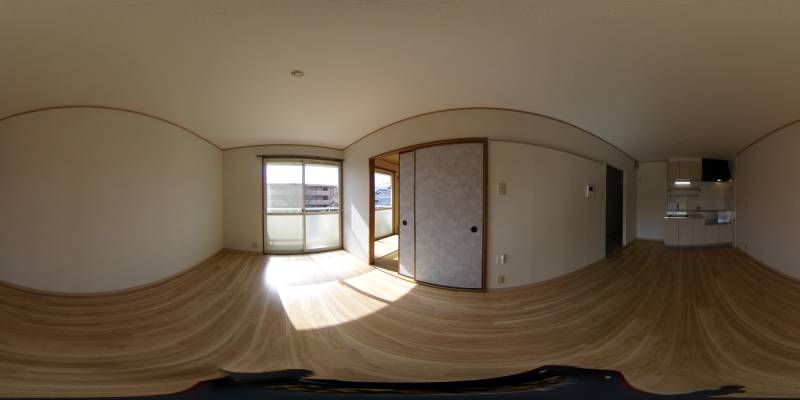 パノラマ画像リビング