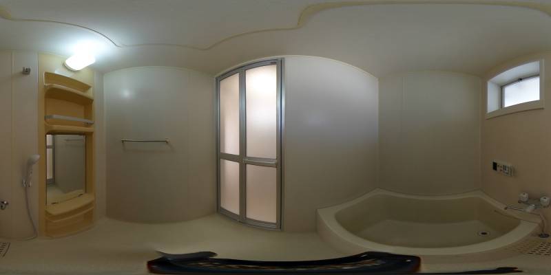 パノラマ画像バスルーム